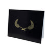 Black Gilded Crest Certificate Holder
